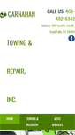 Mobile Screenshot of carnahanstowingandautomotiverepair.com
